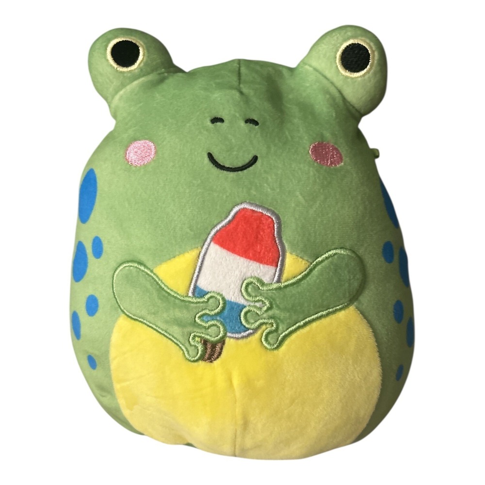 Squishmallows Limell Frog Green Ice Cream Plush Kellytoy Stuffed Animal Toy